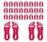 BAZEITFLOW 25pairs Spray Tanning Foot Pads Feet Stick Disposable Spa Protector Accessories for Sunless Tanning Supplies Party Festival