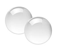 BAZEITFLOW 2pcs 5cm Solid Crystal Ball Sphere Decorative Glass Globe Living Room Table Craft Ornament Photography Prop Garden Reflective Sphere