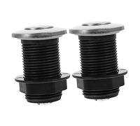 BAZEITFLOW 2pcs Air Garbage Disposal Button Replacement Abs Stainless Steel Construction Easy to Install Air Switch Accessory for Food Waste Disposer and Bathtub Practical Momentary Push