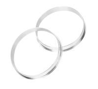 BAZEITFLOW 2pcs Aluminum Sealing Machine Gasket for Milk Tea Sealers Washers Compatible with Automatic Cup Sealers Practical Replacement Rings for Milk Tea Shops and Cafes