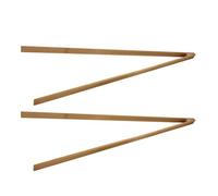 BAZEITFLOW 2pcs Bamboo Garbage Clamp Litter Picker Extended Grabber Tool Lightweight Ergonomic Trash Reacher for Outdoor Lawn Shelves Reach Areas Convenient and Labor-Saving Cleanup Aid