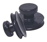 BAZEITFLOW 2pcs Black Rubber Suction Handles for Tibetan Singing Bowls with Strong Suction Power and Long Lifespan, for Meditation Supplies and Daily Use Or Travel
