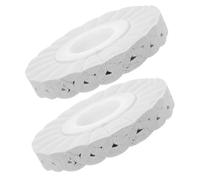BAZEITFLOW 2pcs Cloth Buffing Wheels for Automatic Edge Banding Machines Polishing Grinding Tool Wheels Compatible with Edge for Smooth Finishing