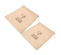 BAZEITFLOW 2pcs Cloth Hair Dryer Storage Bags with Drawstring Closure Reusable Travel Organizer for Hairdryer and Accessories Multipurpose Makeup and Household Item Pouches