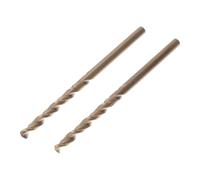 BAZEITFLOW 2pcs Cobalt Carbide Drill Bits for Hardened Steel Stainless Steel Copper Aluminum Metalwork High Hardness Wear-resistant Precision Machining