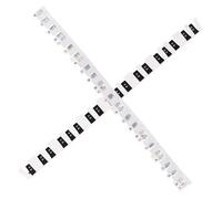 BAZEITFLOW 2pcs Colorful PVC Piano Key Stickers Key Keyboard Beginners Removable Keyboard Note Decals Easy to Use for Learning and Practice