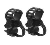 BAZEITFLOW 2Pcs Crutch Storage Rack Durable Cane Holder for Wheelchair Electric Scooter Lightweight Design Practical Accessory for