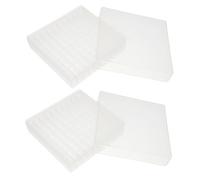 BAZEITFLOW 2pcs Cryogenic Tube Storage Box Microtube Holder with PP Material Leak-resistant Freezer Storage Containers for Lab Sample Organization