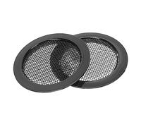 BAZEITFLOW 2Pcs Dobro Guitar Soundhole Covers Grille Mesh Sound Hole Cover for Resonator Guitar Reduces Unpleasant Noise Decorative and Practical Accessory for Musicians