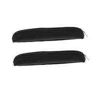 BAZEITFLOW 2pcs Durable PU Travel Case with Book Attachment for Easy Carrying and Everyday Use Lightweight Protective Pouch for Managing Supplies