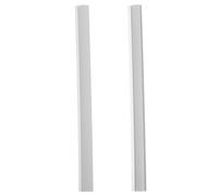 BAZEITFLOW 2pcs Dustpan Plastic Lip Replacement Dustpan Repair Edge Protector for Sink Soft Brush Pressing Strips Garbage Shovel