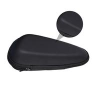 BAZEITFLOW 2pcs EVA Portable Travel Cases for Electric Shavers Black Beard Storage Pouches with Thickened Shell and Zipper Closure Compact Protective Carrying Bags for Men