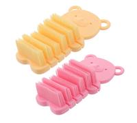 BAZEITFLOW 2Pcs Finger Cleaning Tools Hand and Nail Brush for Easy Nail Care Compact and Portable Non Slip Design for Travel and Daily Use