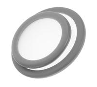 BAZEITFLOW 2Pcs Floating Design Stethoscope Diaphragm Replacement Parts Pediatric Adult Spare PVC Accessories for Accurate Auscultation and Durable Performance
