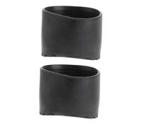 BAZEITFLOW 2pcs Folding Ladder Feet Covers Non-Skid PVC Ladder Feet Protector Mats 72mm Diameter Round Pads for Telescopic Step Home Use