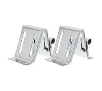 BAZEITFLOW 2pcs Garage Door Top Brackets with Rollers Replacement Hinges for Residential Light Commercial Doors Easy Installation High Precision Support