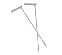 BAZEITFLOW 2pcs Glowing Street Lamp Model Miniature Lamp Post Diy Mini Post Street Model Miniature Garden Unique Design