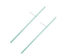 BAZEITFLOW 2pcs Growth Chart Height Measurement Ruler for Wall Portable Plastic Safe Measuring Tool Decorative and Space Saving Height Chart for Boys and Bedroom Nursery