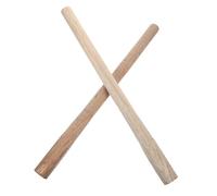 BAZEITFLOW 2pcs Hardwood Garden Tool Handles Rod Replacement for Cultivator and Weeding Hoe Wood Handle with Comfortable Grip Easy to Install for Gardening Enthusiasts