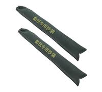 BAZEITFLOW 2pcs Heavy Duty Flood Protection Bags Reusable Absorbent Canvas Sandbags Long Flood Control Barrier for Construction and Emergency Use
