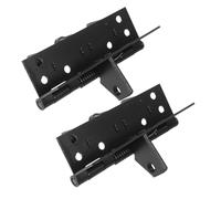 BAZEITFLOW 2pcs Invisible Self Closing Door Spring Hinges Heavy Duty Automatic Door Closers with Screw Accessories for Home Office Hotel Basement and Storage Use