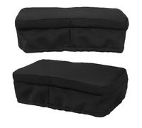 BAZEITFLOW 2pcs Knee Scooter Pads with Memory Foam Comfort and Secure Fit Polyester Knee Roller Pillow Covers for Outpatient Rehabilitation and Hospital Use Cushion