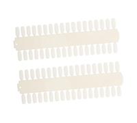 BAZEITFLOW 2pcs Nail Polish Palette 72 Tips Single-sided Nail Gel Board Natural Color for Diy and Salon Practice Display