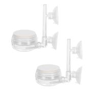 BAZEITFLOW 2pcs Nano Bubble for Fish Tank Bubble Diffuser Airstone Aquarium Oxygen Bubbler for Home Hydroponics and Small Aerator