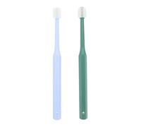 BAZEITFLOW 2Pcs Pets Toothbrush Oral Cleaning for Cats and Small Dogs Soft Bristles with Ergonomic Non-Slip Handle for Gentle Gum Massage and Dental Care