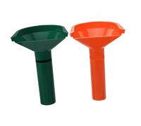 BAZEITFLOW 2Pcs Plastic Coin Funnels for US Coins Lightweight Change Dispensing Funnels Portable and Convenient Design