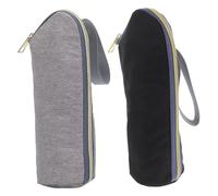 BAZEITFLOW 2pcs Portable Insulated Bottle Bags with Carry Handle for Newborns and Thermal Milk Warmer Sleeve Fits Various Bottle Lightweight Design for Travel and Stroller Attachment