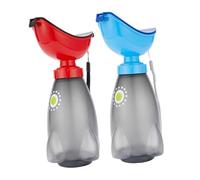 BAZEITFLOW 2pcs Portable Travel Potty for Leakproof Urinal Rocket Shaped Spill Car Toilet for Emergency Potty for Long Journeys and Outdoor Camping
