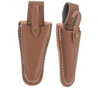 BAZEITFLOW 2pcs Premium Leather Scissor Covers for Gardening Pruning Shears Portable Protective Sheath Case for Secateurs and Garden Scissors Lightweight Durable Tool Holder for Pruning Shear