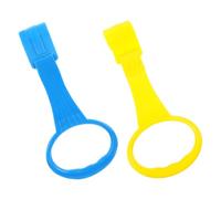 BAZEITFLOW 2pcs Pull Up Rings for Playpen Standing Assistance Safe Ergonomic Design for Indoor Use Hanging Rings Supporting Physical Development and Fall Prevention