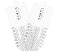 BAZEITFLOW 2Pcs Pupil Distance Ruler Transparent Pupillary Distance Measure Tool Portable Optical Pd Ruler for Optometrists Opticians and Glasses Fitting