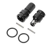 BAZEITFLOW 2pcs Quick Release Drill Chuck Adapters Converter for Electric Wrench Steel Material, Improve Work Efficiency, Suitable for Houses and Machinery Use