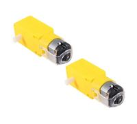 BAZEITFLOW 2pcs Ratio Dc Gear Motor Dual Shaft Steel Plastic Reduction Motor for Rc Cars Robotic Body Precise Speed Control Easy Installation