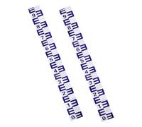 BAZEITFLOW 2pcs Reflective Water Level Indicator Stickers Lightweight Self-Adhesive Water Depth Measurement Rulers with Clear Scale for Tanks Nighttime Visibility