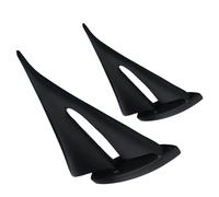 BAZEITFLOW 2pcs Resin Abstract Sailboat Model, Modern Minimalist Beach Home Decoration with Sturdy Material, Nautical Sculpture for Shelf Or Mantel Display