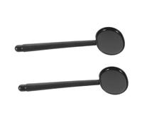 BAZEITFLOW 2Pcs Reusable Plastic Eye Occluder for Vision Test Anti-Slip Ergonomic Handle Visual Acuity Shield for Ophthalmologists and Optometrists