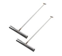 BAZEITFLOW 2pcs Roller Shutter Hook Manhole Hook Lifter Manhole Cover Tool Iron Tool Utility Silver Stainless Steel
