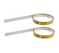 BAZEITFLOW 2pcs Self Adhesive Measuring Tape Durable Sticky Ruler for Workbench Craft Tables Easy to Read Graduations Strong Adhesion Metric Imperial Scale