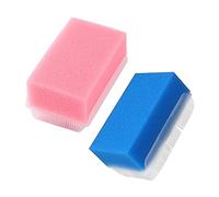 BAZEITFLOW 2Pcs Sensory Training Massage Brushes for Hand Washing Lightweight Calming Body Scrubbers Portable Tactile Response Sponge for Bath Random Color