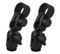 BAZEITFLOW 2Pcs Shockproof Microphone Clip Holders Clamp-style Mounts Compatible with Levitt Square Mic Vibration Isolation for Recording and Streaming