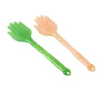 BAZEITFLOW 2pcs Silicone Acupoint Tapping Stick Body Massager Tool with Convex Dot Surface Nonslip Grip for Neck Back Shoulder Legs and Foot Muscle Relief Lightweight and Random Color