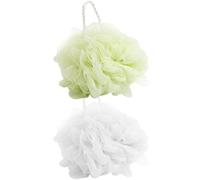BAZEITFLOW 2pcs Simple Bath Ball Bath Flower Shower Ball Shower Mesh Scrubber for Home Use for Body Washing Foaming Net for Exfoliating