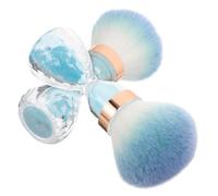 BAZEITFLOW 2pcs Sky- Nail Dust Brushes for Cleaning Acrylic Dip Powder Design for Enhanced Nail Brush Hygiene Convenient Portable Fingernail Cleaning Tool