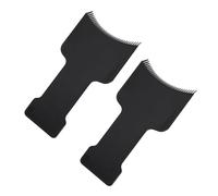 BAZEITFLOW 2pcs Small Hair Coloring Comb Hair Dye Paddle Brush for Self-help Hairdressing Protects Scalp and Roots Easy to Clean Economic Tint Tool