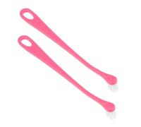 BAZEITFLOW 2Pcs Soft-Bristle Pet Toothbrush for Cats and Dogs Lightweight Portable Oral Care Tool with Anti-Slip Handle for Gentle Teeth Cleaning and Gum Protection