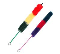 BAZEITFLOW 2pcs Soft Clarinet Cleaning Brush with Nylon Bristles for Wind Instruments Gentle Deep Clean for Clarinet Saxophone Piccolo Flute Non-shedding Tool for Musicians and Beginners